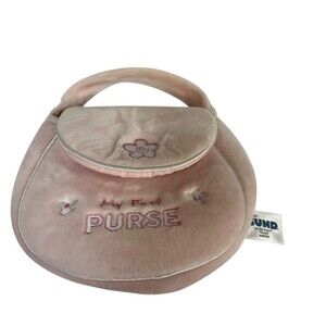 Baby GUND My First Purse Pink Plush Purse